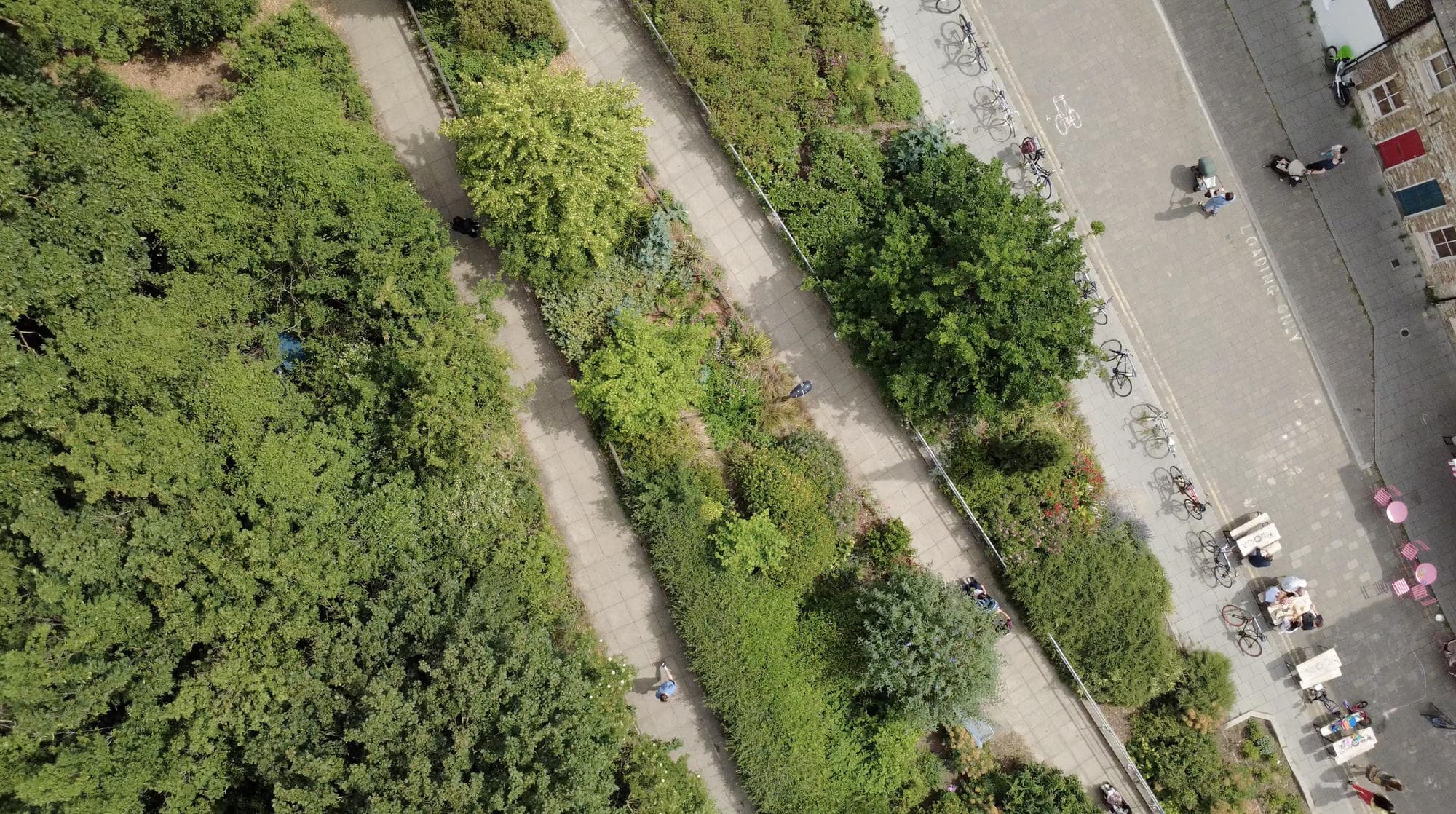 Community gardens near Brockley station created by the Brockley Cross Action Group