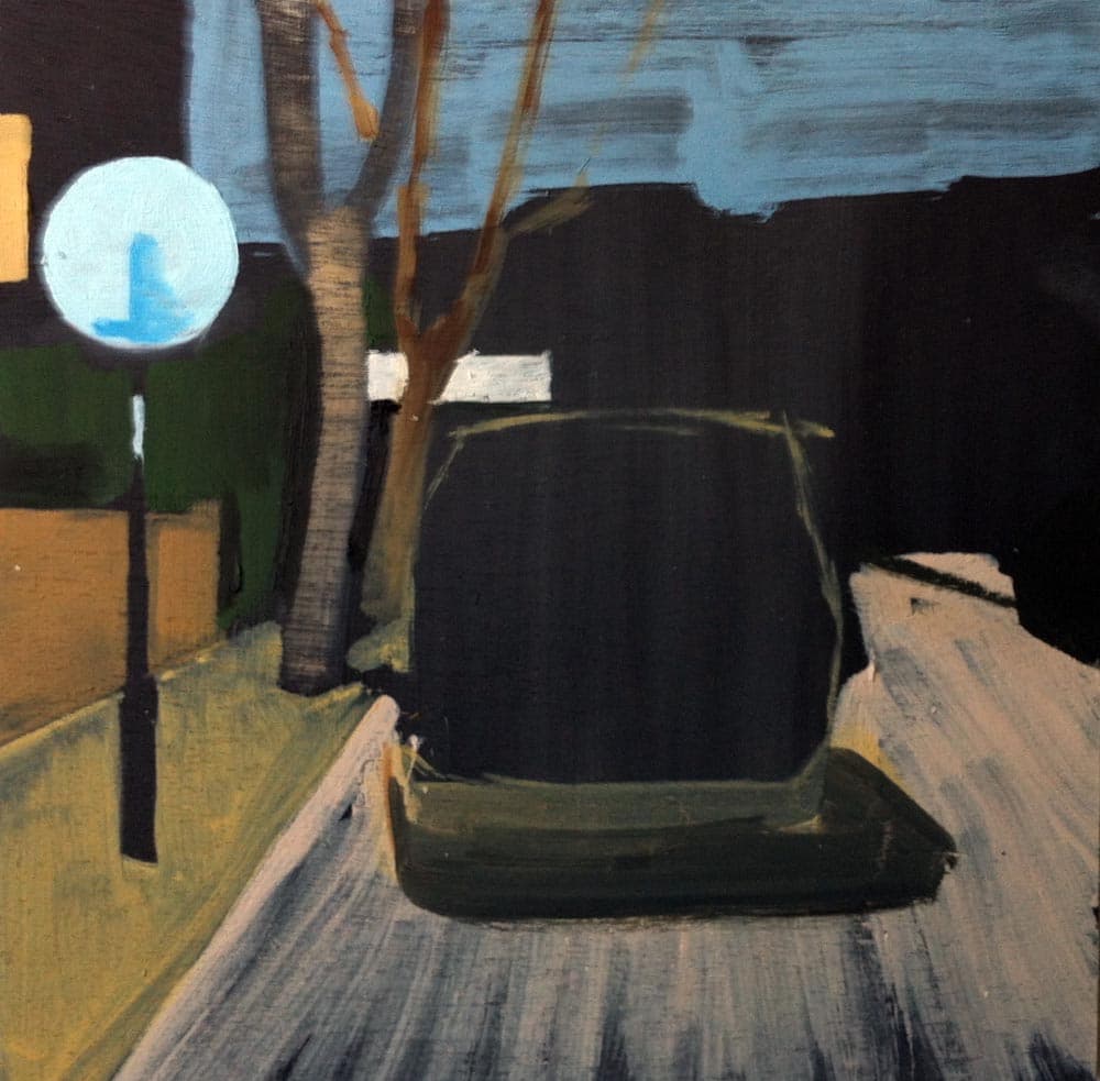 A parked car on Manor Avenue, Brockley